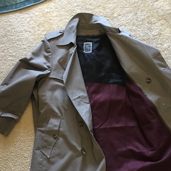 Christian Dior Trench Coat w/ Removable Liner - Picture 2 of 9